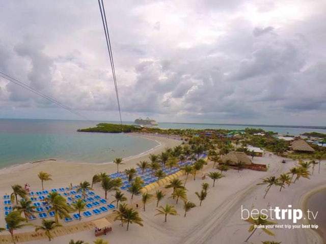 Video: Zipline Over the Ocean On This Cruise Line Private Island