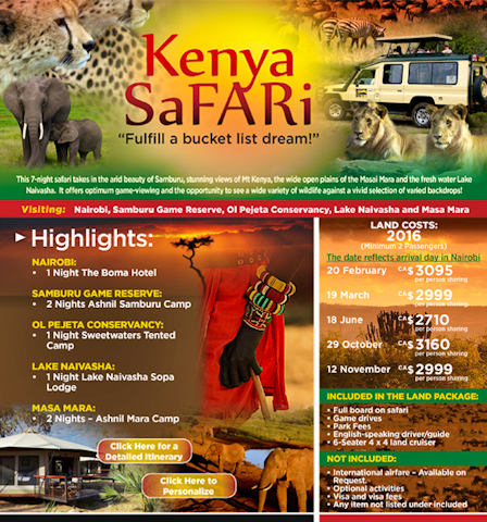 safari deals kenya