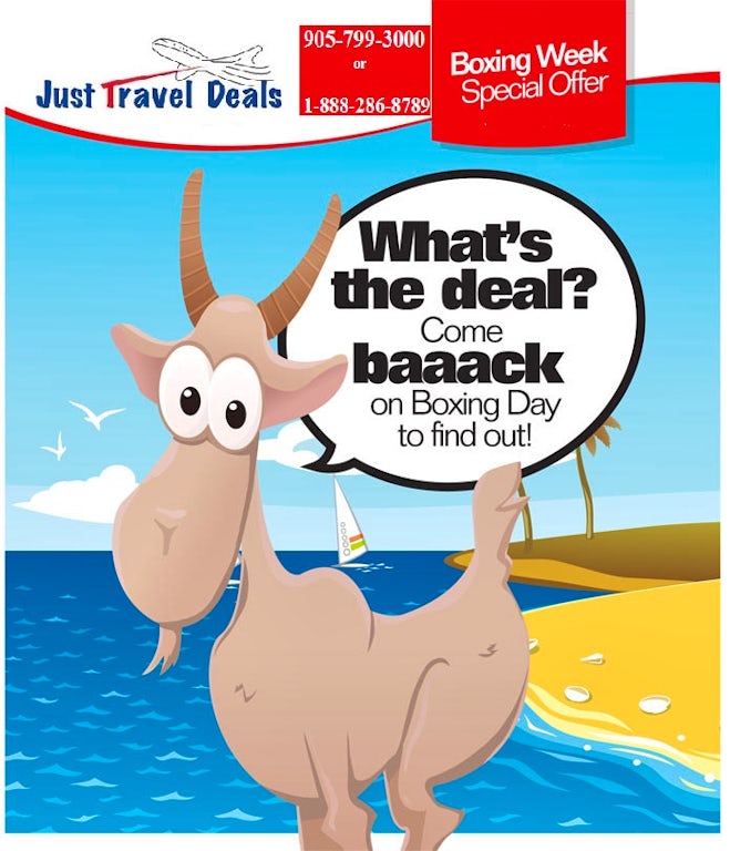 Boxing Day Special Vacation Deals