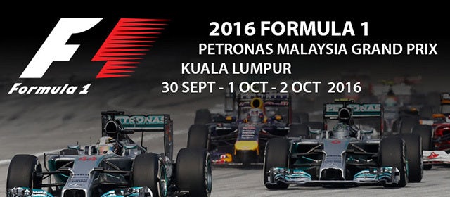 Formula 1 Malaysia Grand Prix Packages