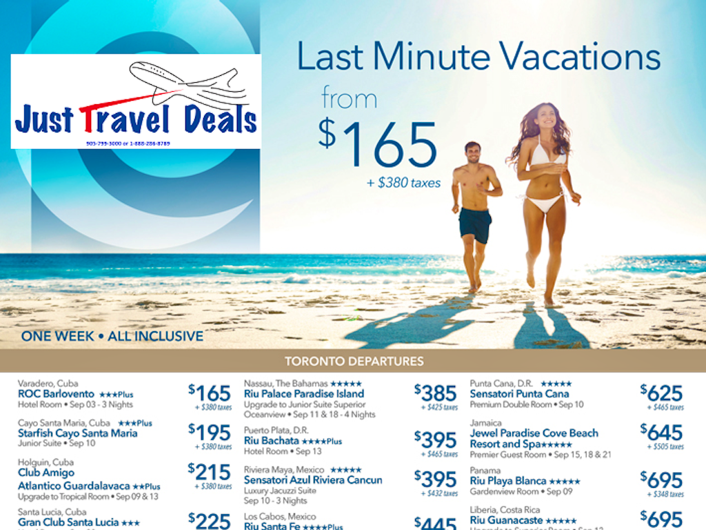 quick trip vacation deals