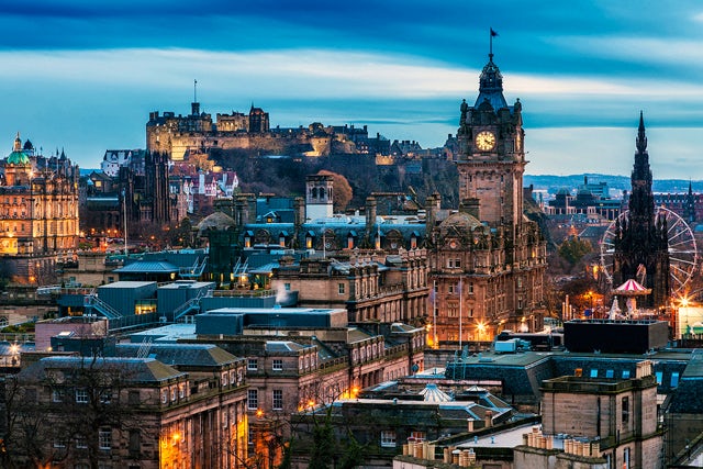 Arrive in Scotland